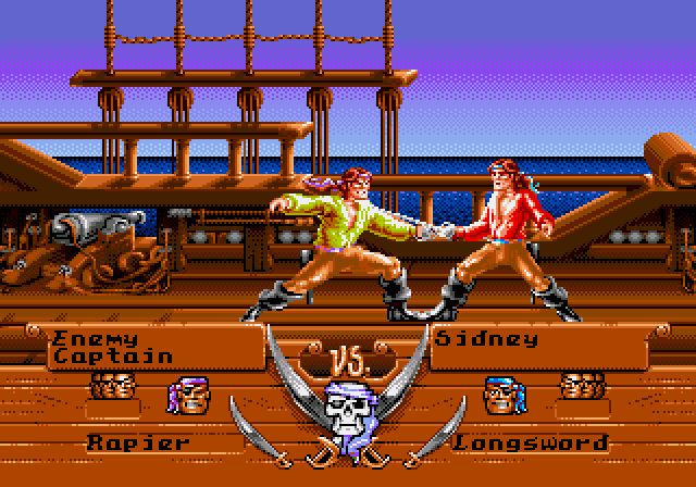 Pirates! Gold - Megadrive game screenshot (1993) by MicroProse